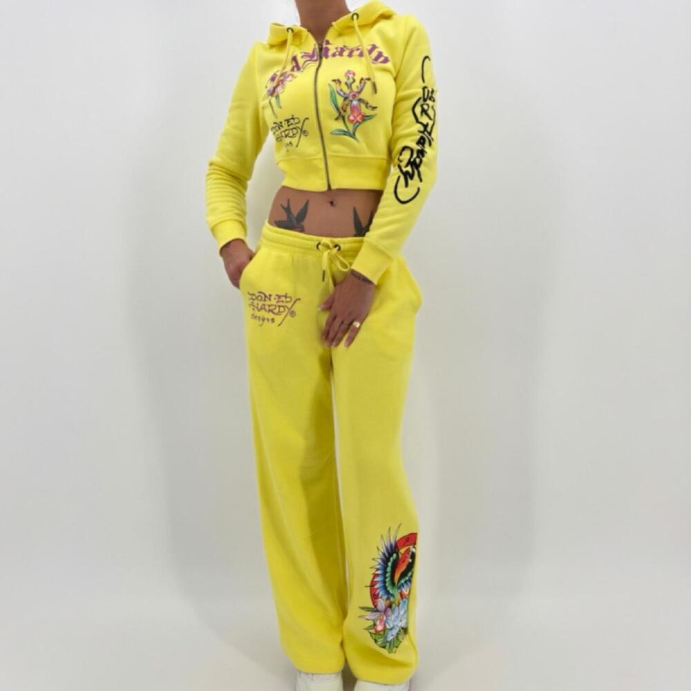 Ed Hardy Tracksuit (Top M / Pants S)